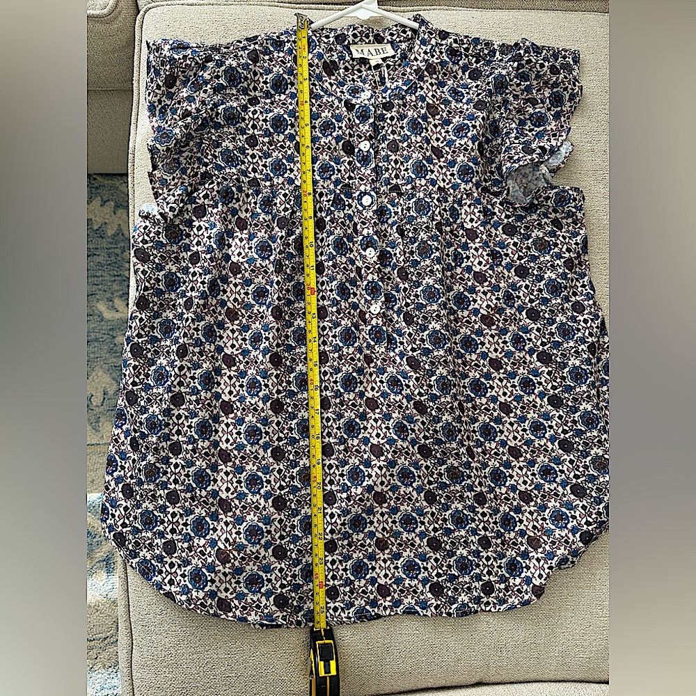 Mabe Lexi Floral Short Sleeve Blouse - Picture 7 of 7